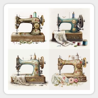 Vintage Sewing Machines Group Sticker